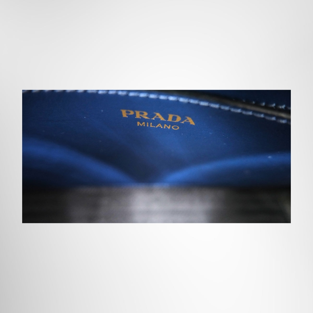 Prada Saffiano & Soft Calf Leather Shoulder Bag – Blue
