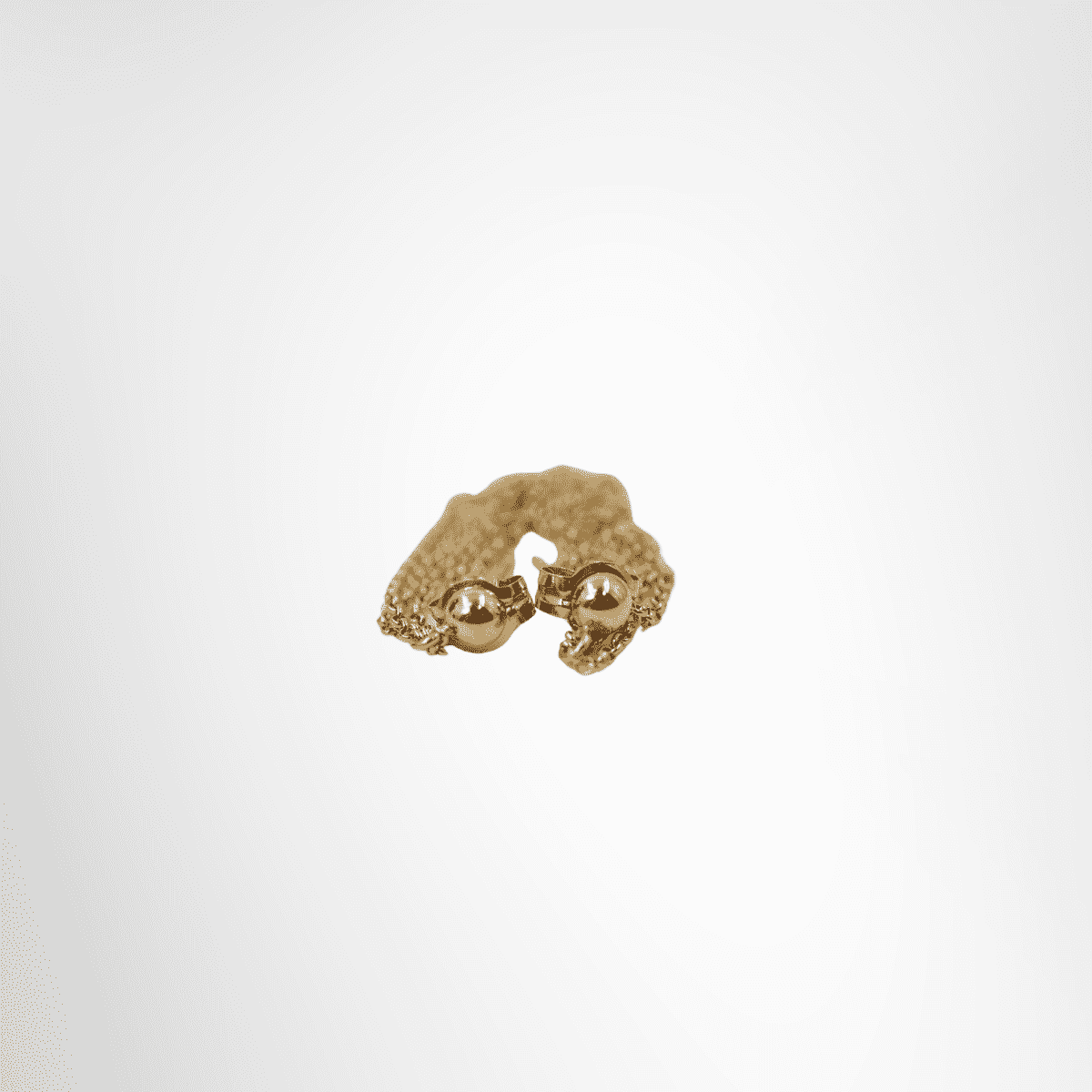 18K Gold Chain Earrings – Pre-Owned Luxury Accessories – Antonio & Co Wide View