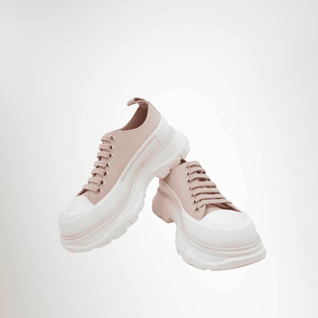 Alexander McQueen Preowned Luxury Trend Slick Lace-Up Front And Side View