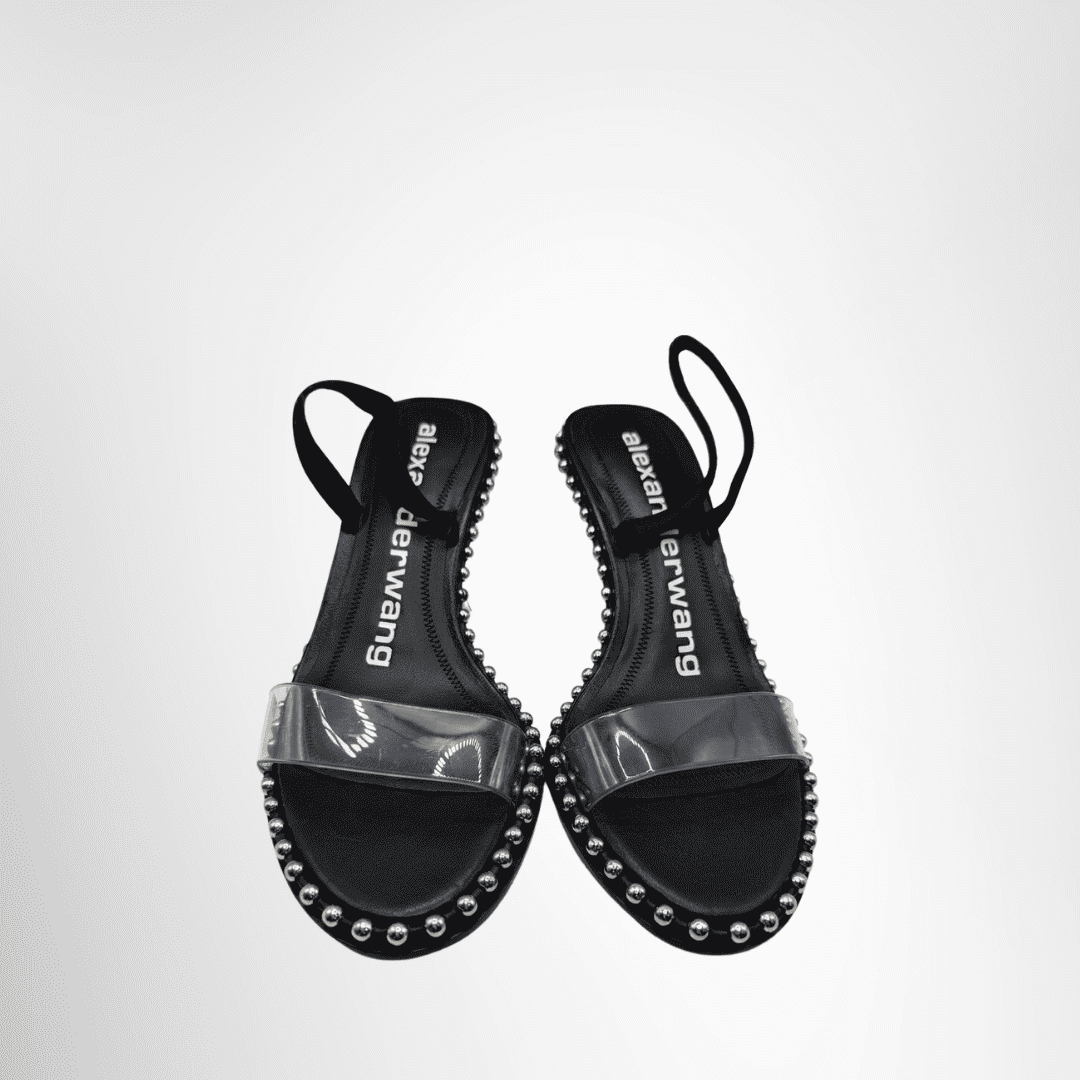 Alexander Wang Preowned Luxury Sandal Nova Slingback Sandal Front View