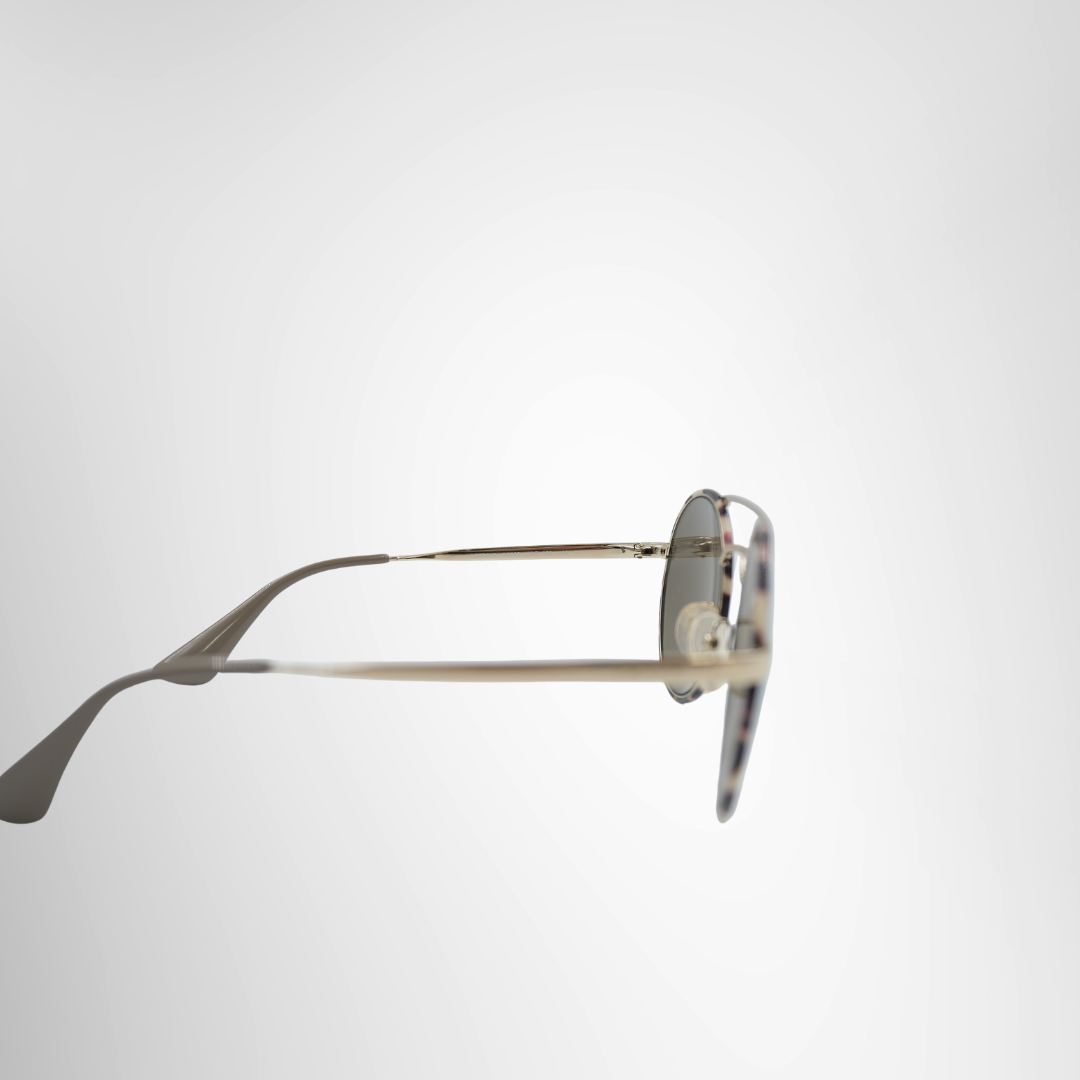 Prada Brown Round Sunglasses – Gold Tone / Brown