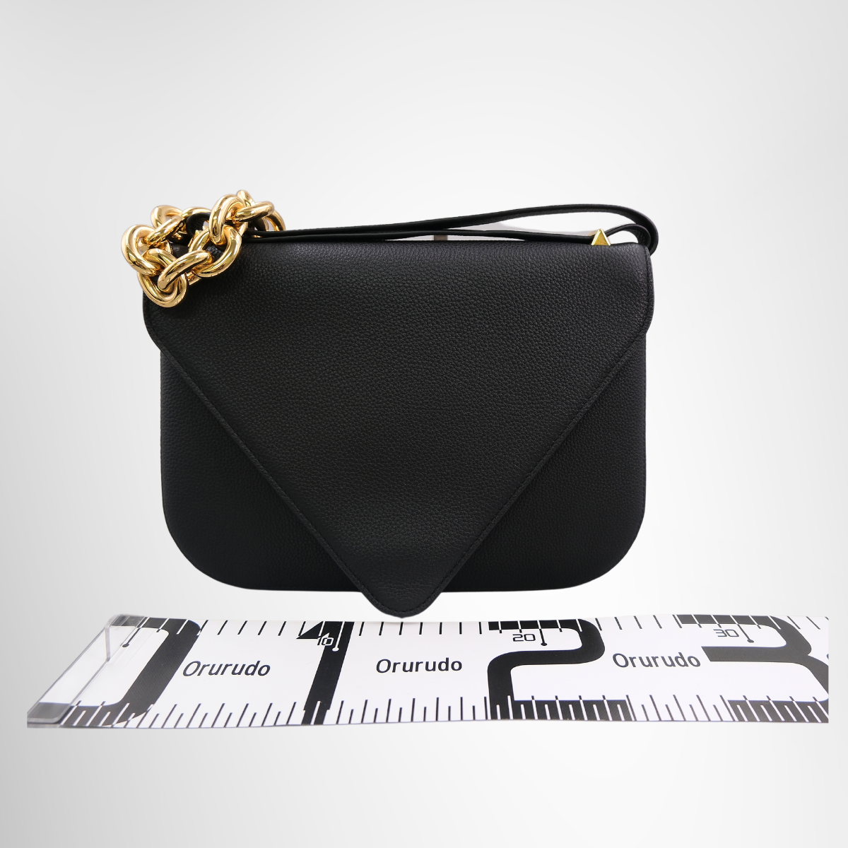 Bottega Veneta Mount Envelope Shoulder Bag – Black