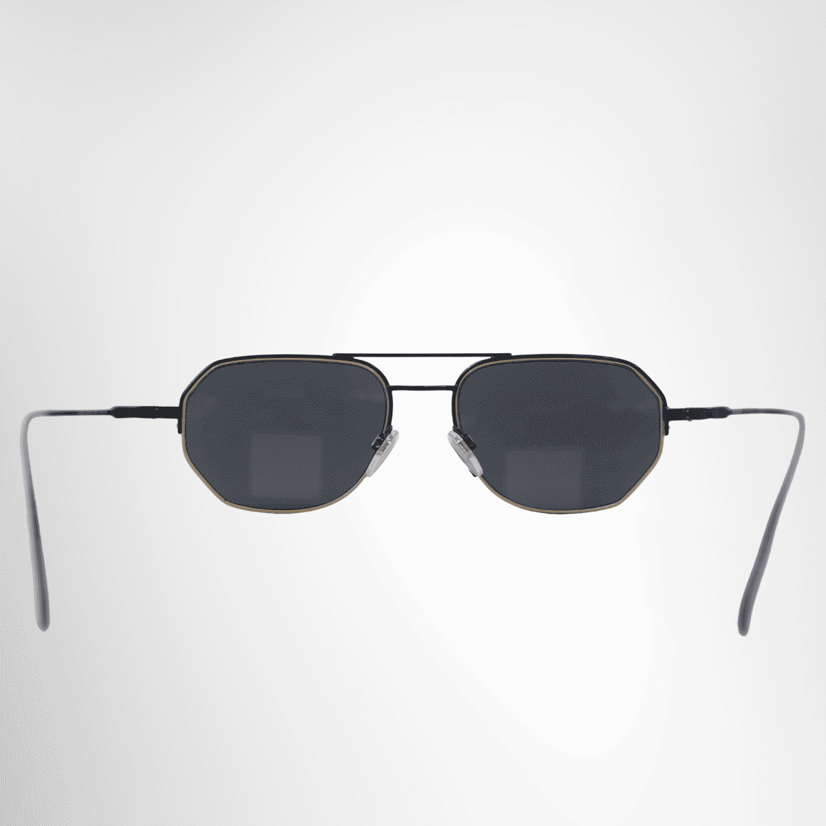Burberry Henry Dark Grey Navigator Sunglasses – Pre-Owned Luxury Brand Eyewear – Antonio & Co Back View