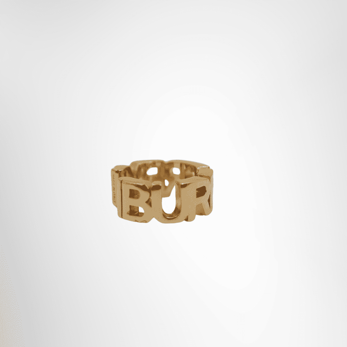 Burberry Logo Letter Ring – Pre-Owned Luxury Brand Accessories – Antonio & Co – Front Page