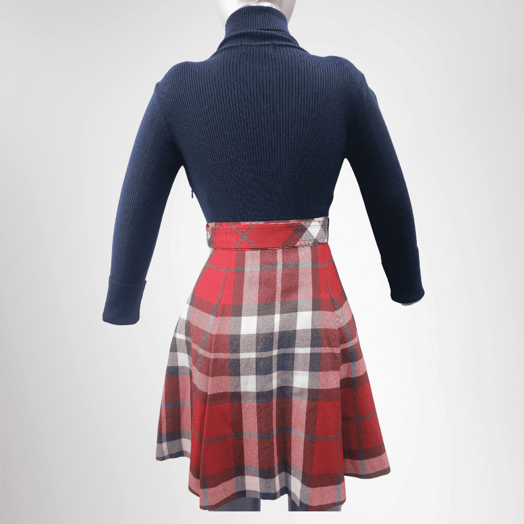 Burberry Preowned Luxury Dress Long Sleeve Apparel Back View - Antonio & Co.
