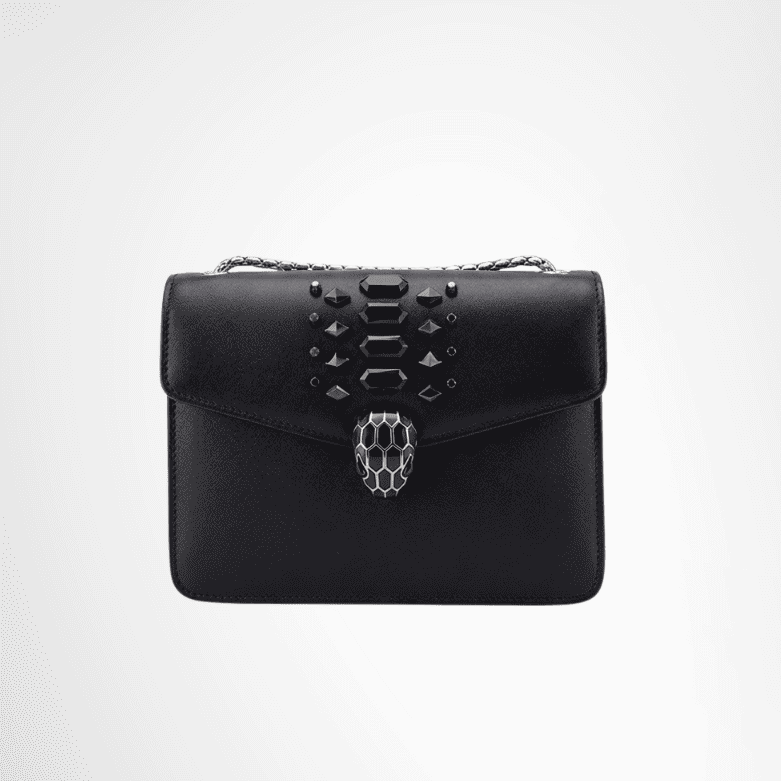 Bvlgari Serpenti Forever Shoulder Bag – Black