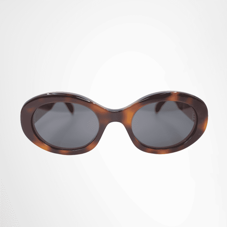 Celine Triomphe 01 Sunglasses in Tortoiseshell Acetate – Size 145