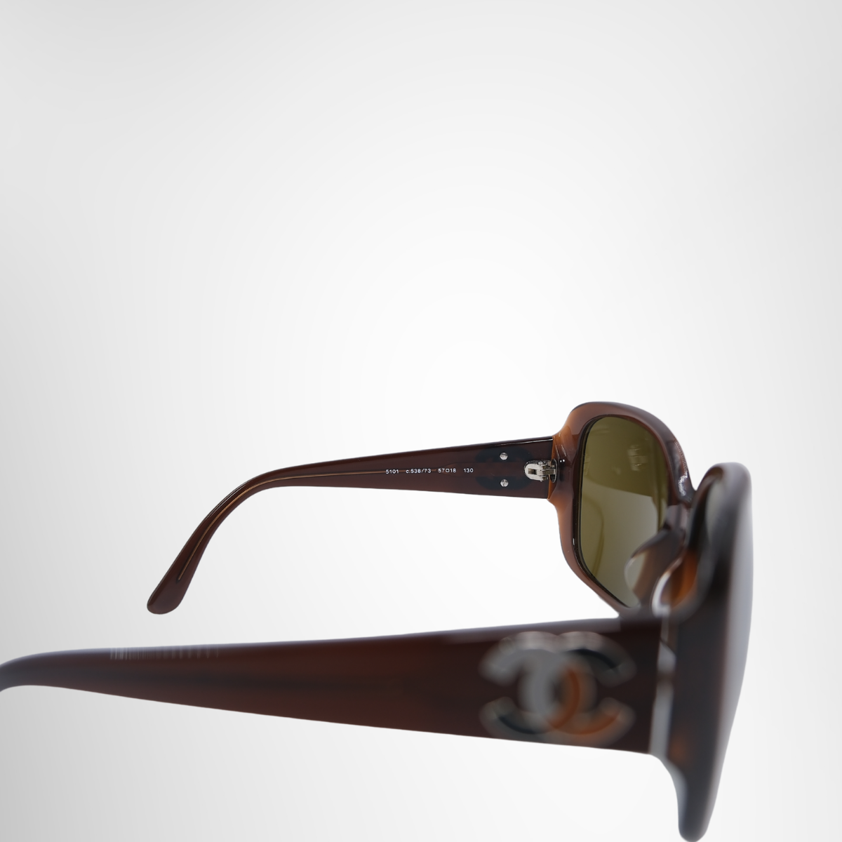 Chanel Acetate CC Enamel Sunglasses – Pre-Owned Luxury Eyewear – Antonio & Co – Interior View 2