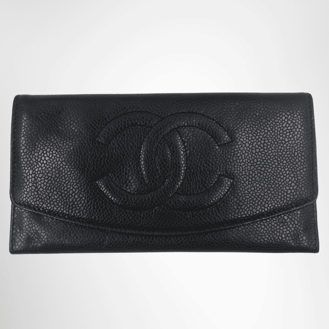 Chanel Timeless CC Caviar Long Flap Wallet – Pre-Owned Luxury Brand Bags – Antonio & Co Front Page