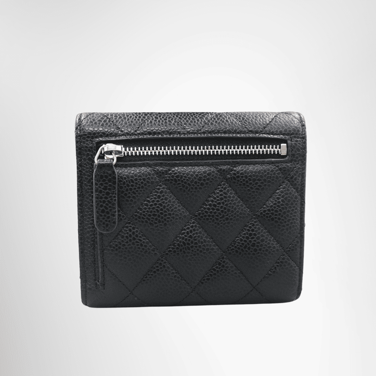Chanel Classic Small Flap Wallet in Black Caviar Leather