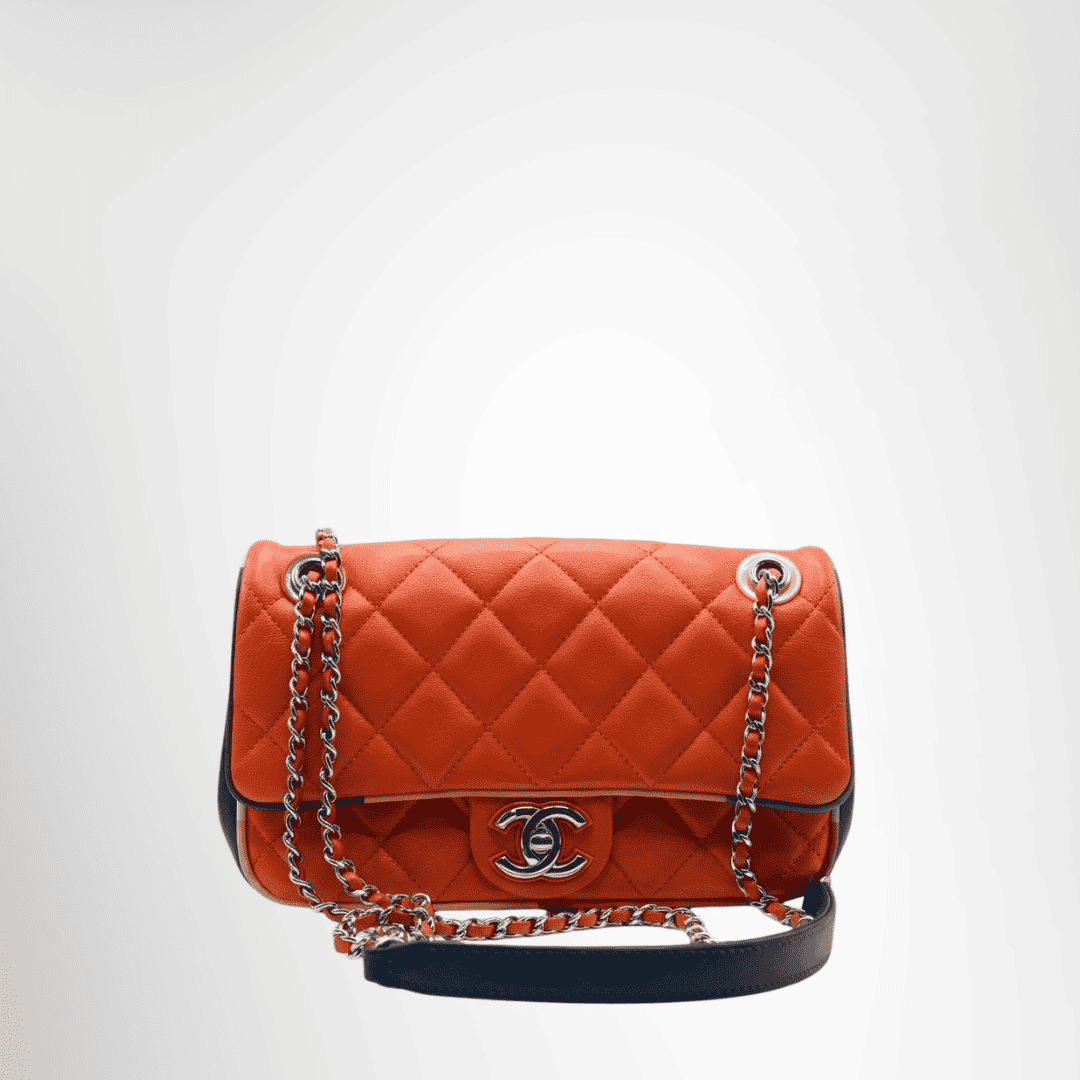 Chanel Preowned Luxury Bag Timeless Flap Small Front View