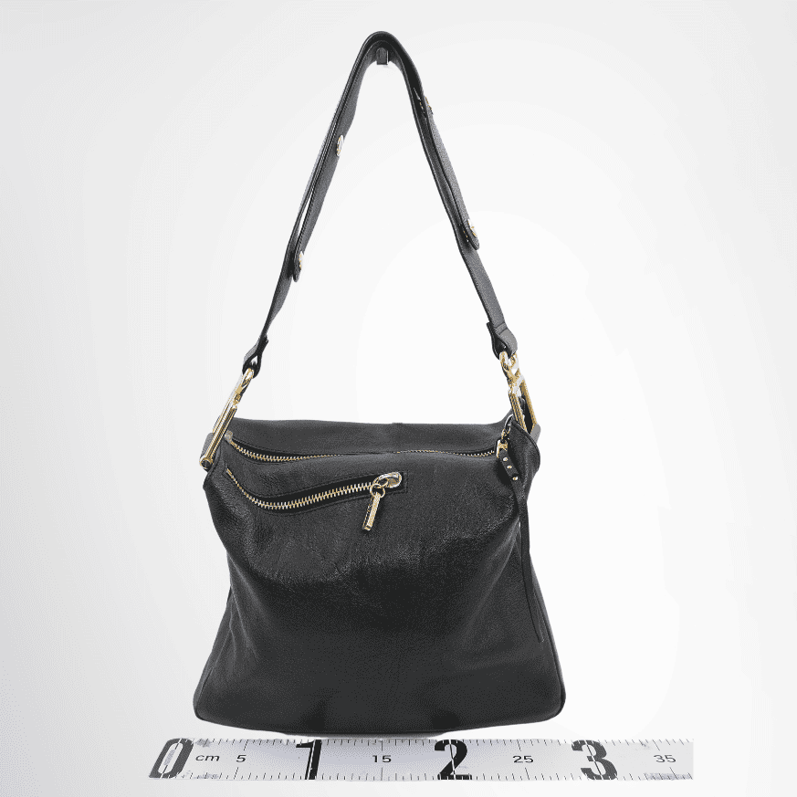 Chloé Vanessa Leather Shoulder Bag – Black