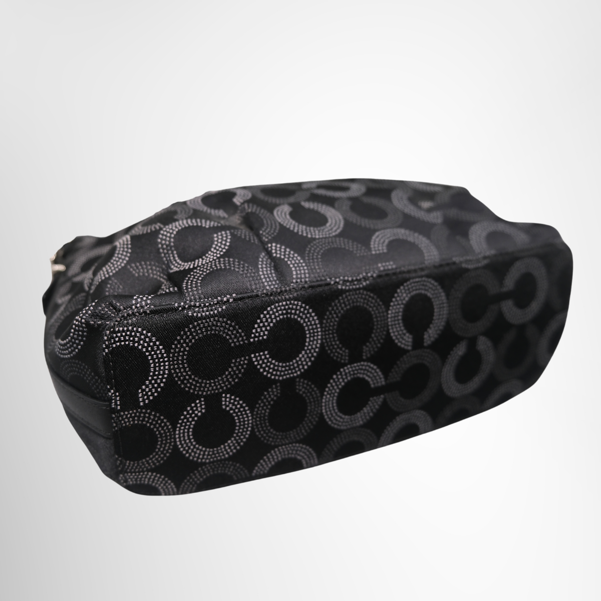Coach Optic Signature Shoulder Bag – Black