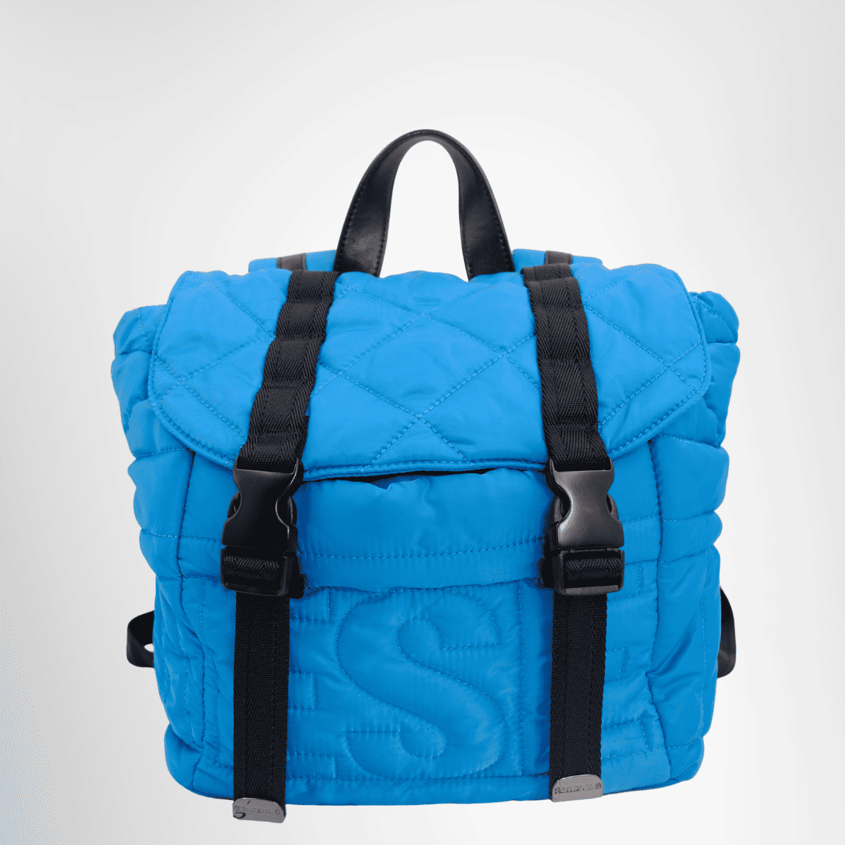 Diesel Preowned Luxury Blue Nylon Backpack Bag - Antonio & Co. Front Page