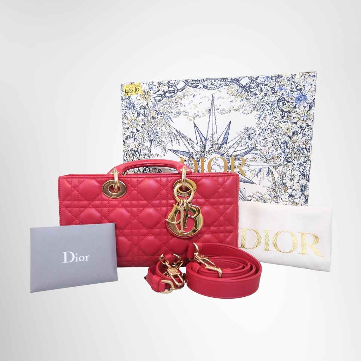 Dior Lady D-Joy Bag – Red