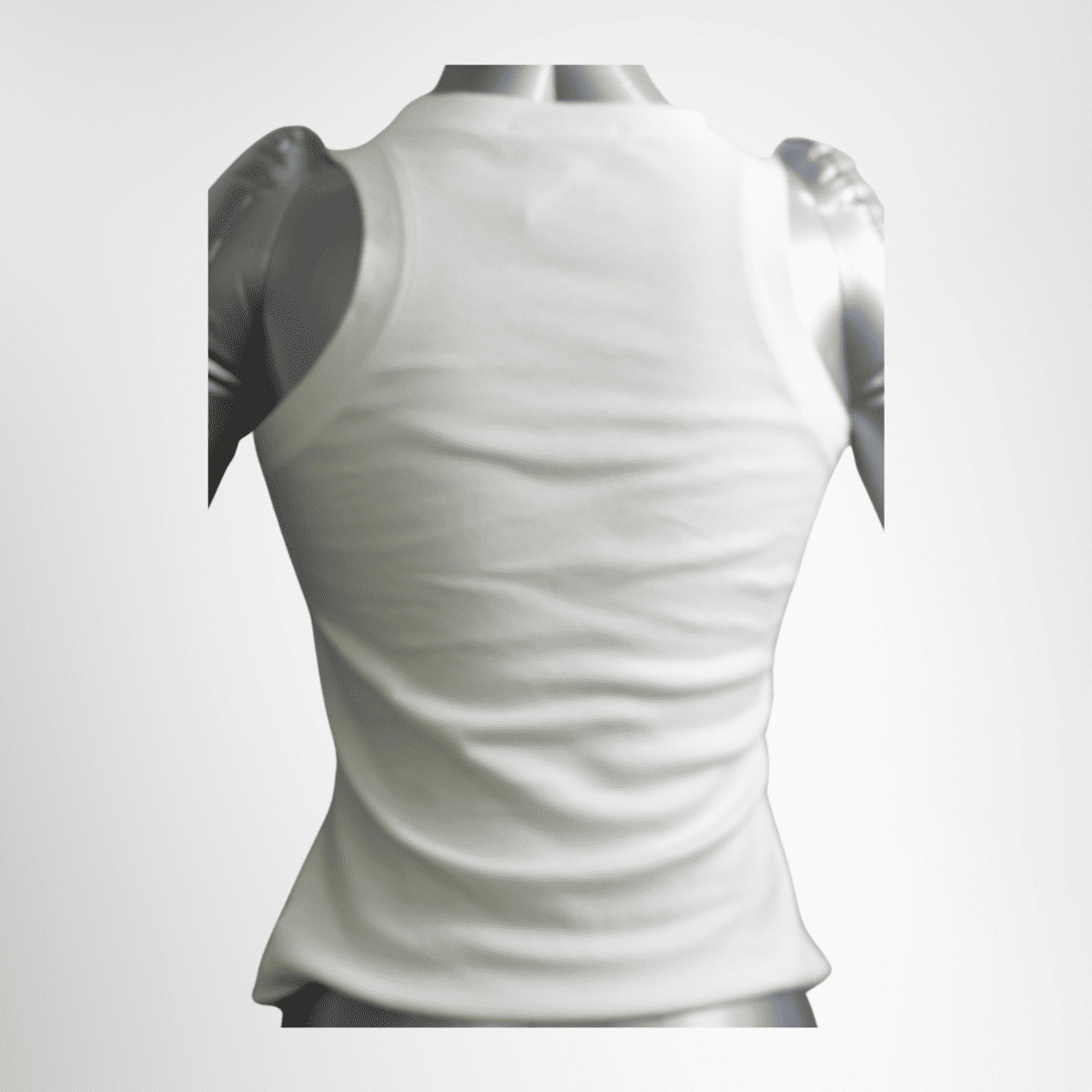 Dior White Tank Top – Pre-Owned Luxury Apparel – Antonio & Co –Back View