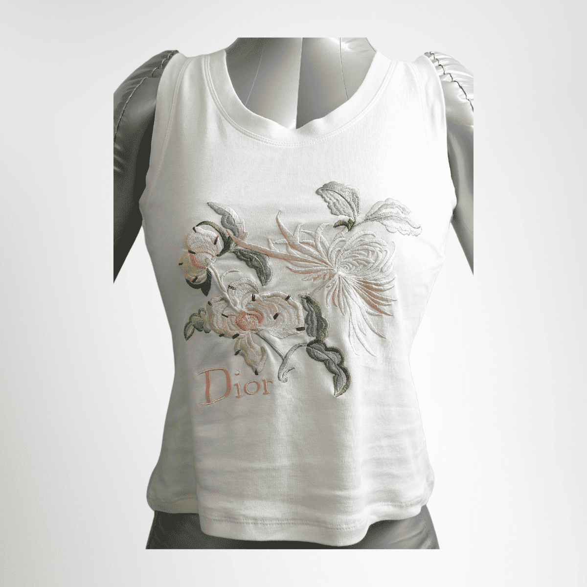 Dior White Tank Top – Pre-Owned Luxury Apparel – Antonio & Co – Front Page