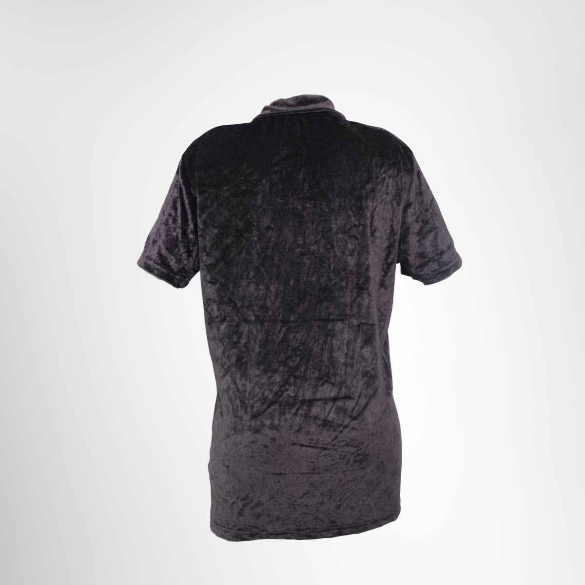 Dior Homme Black Technical Velvet Half-Zip T-Shirt – Size M