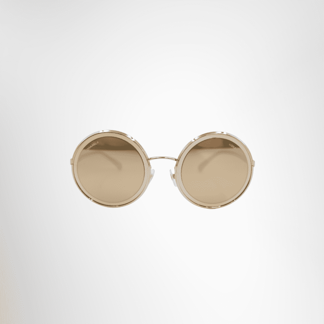Chanel Vintage Gold Sunglasses
