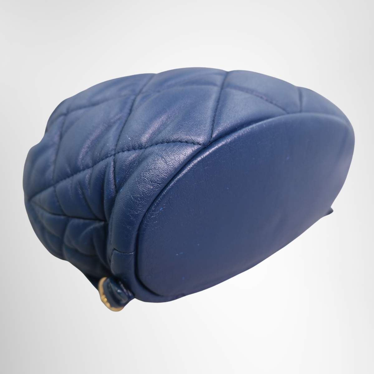 Salvatore Ferragamo Quilted Leather Backpack – Blue