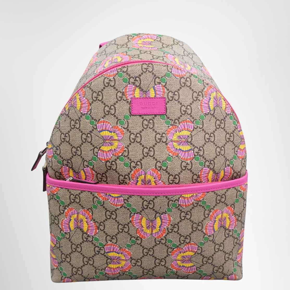Gucci GG Supreme Monogram Children’s Butterfly Backpack