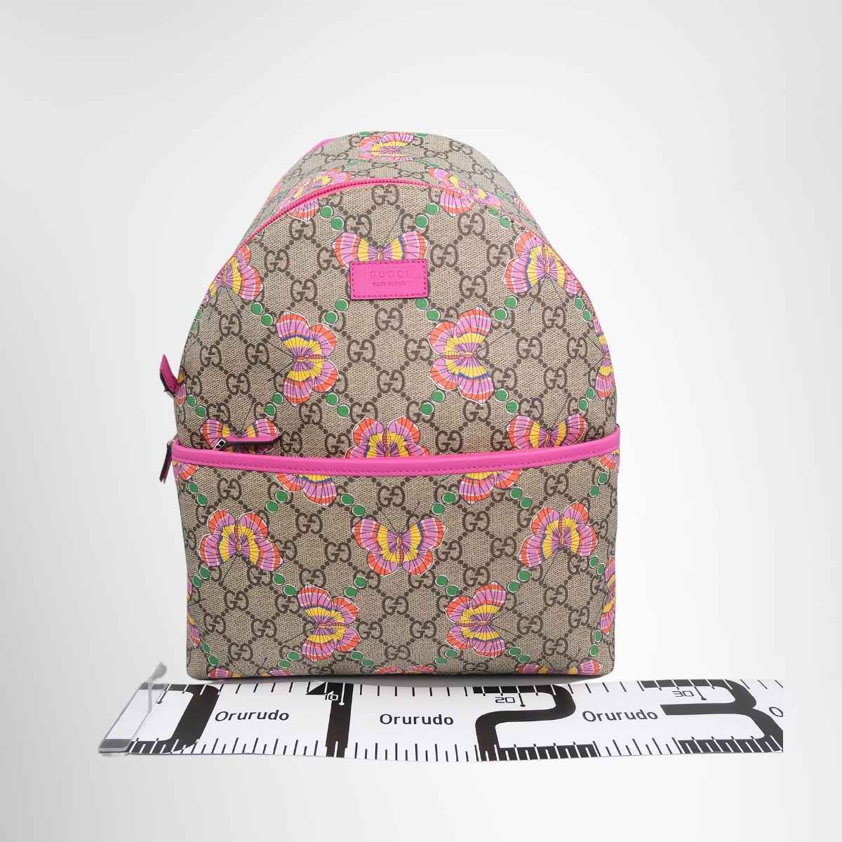 Gucci GG Supreme Monogram Children’s Butterfly Backpack