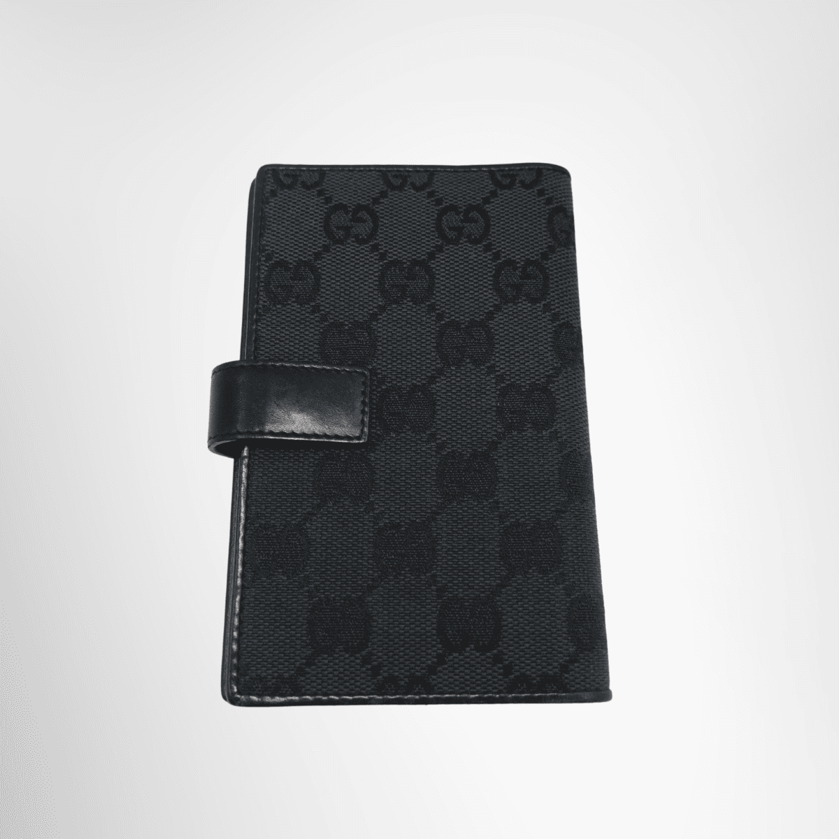 Gucci GG Canvas 6-Ring Agenda Planner Cover – Pre-Owned Luxury Brand Accessories – Antonio & Co Back View