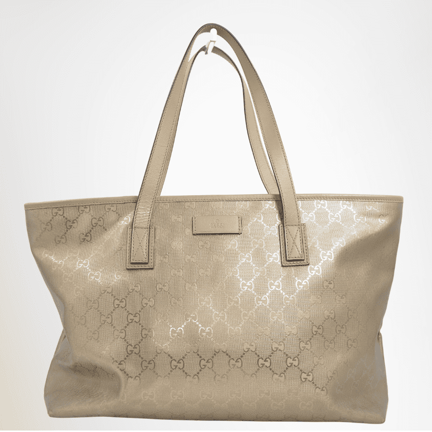 Gucci Preowned Luxury Bag GG Imprimé Tote Bag Front View