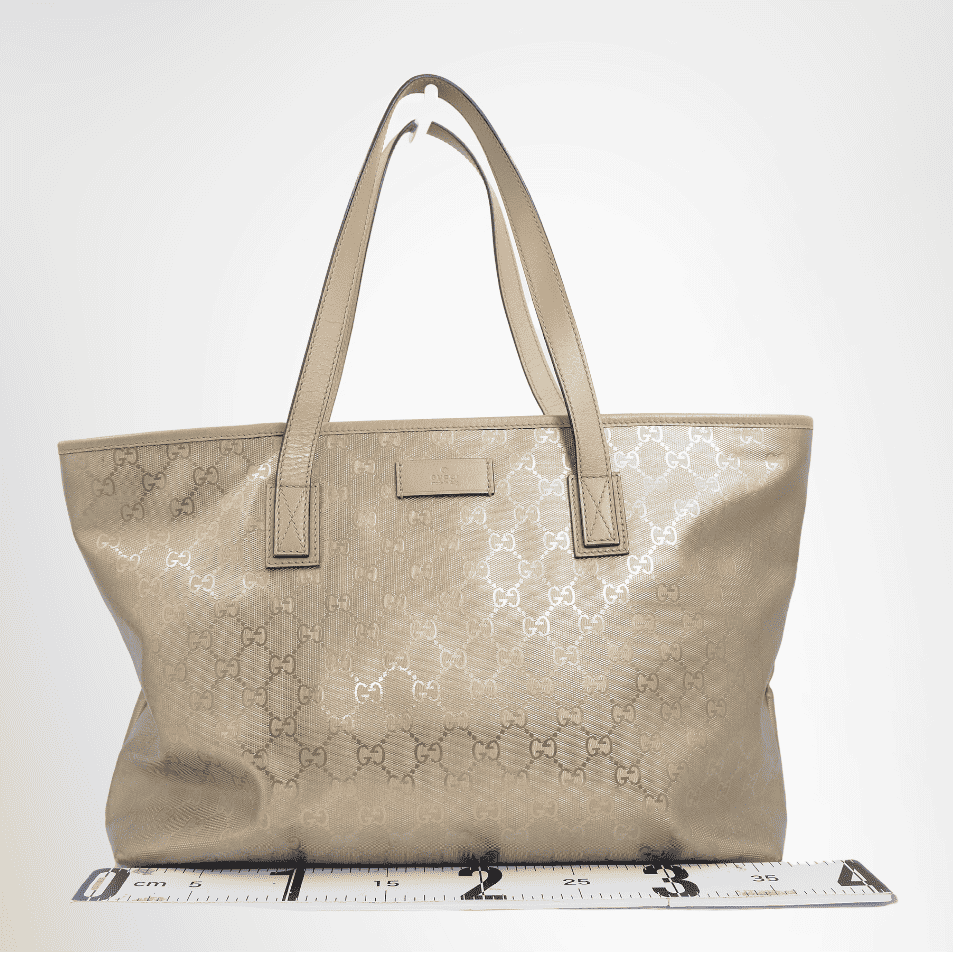 Gucci Preowned Luxury Bag GG Imprimé Tote Bag Front View 2