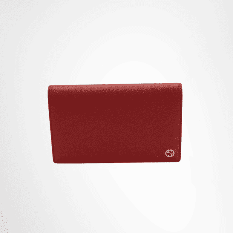 Gucci Betty Leather Wallet on Chain – Red