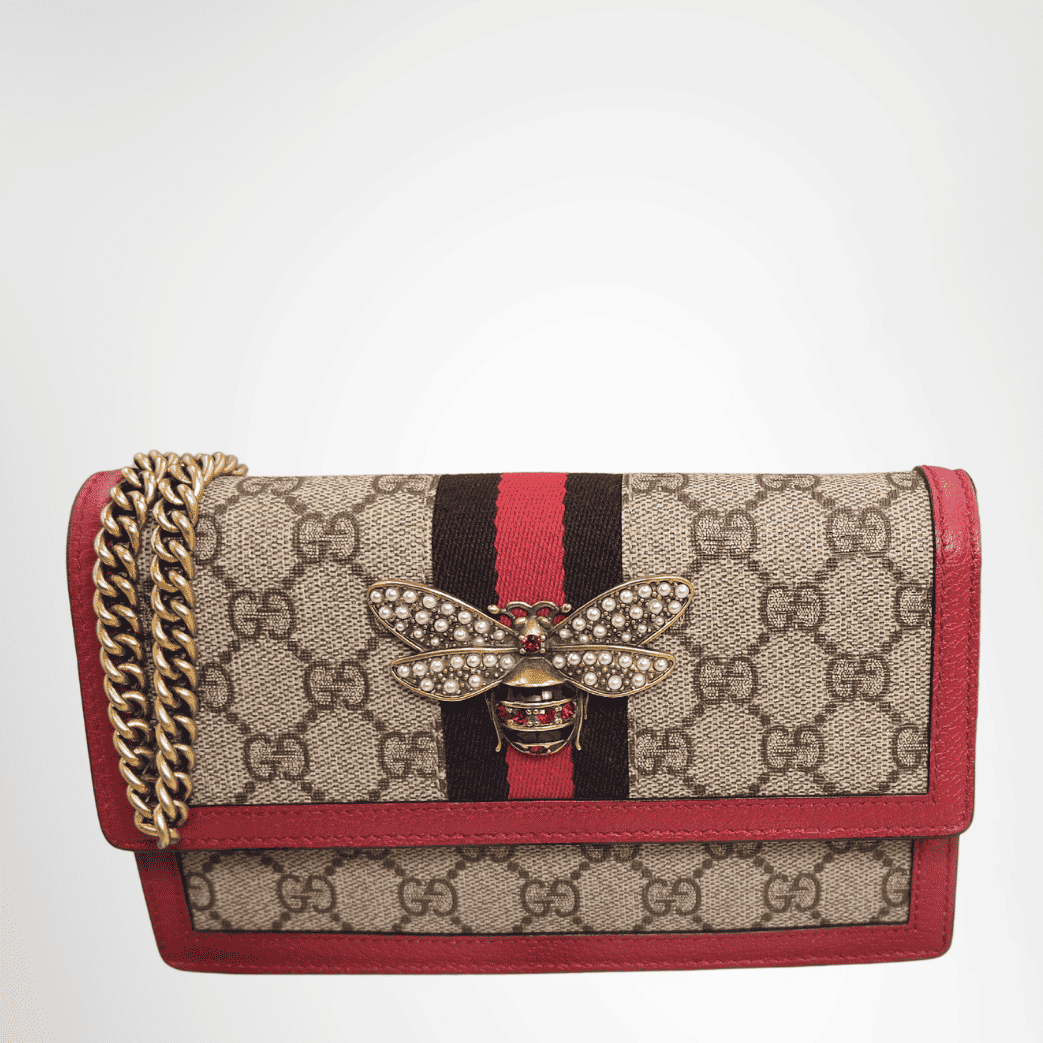 Gucci Mini Queen Margaret GG Supreme Shoulder Bag