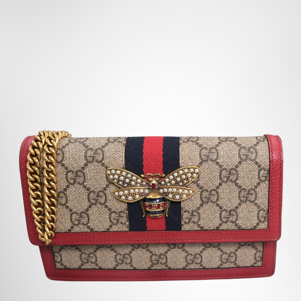 Gucci Mini Queen Margaret GG Supreme Shoulder Bag
