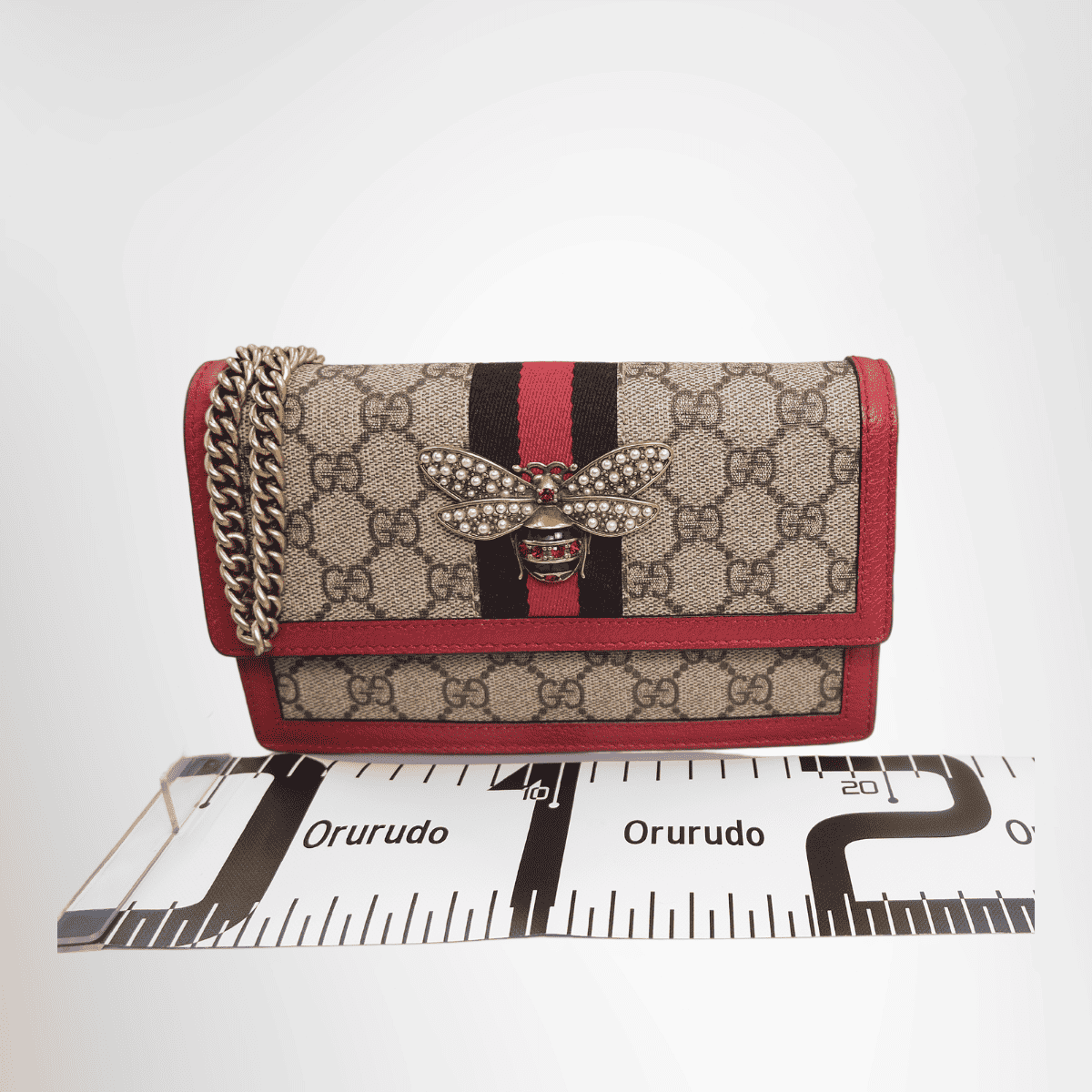 Gucci Mini Queen Margaret GG Supreme Shoulder Bag