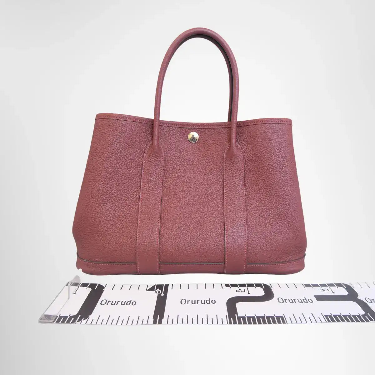 Hermès Garden Party Tote Bag – Bordeaux (W Stamp, 2024)
