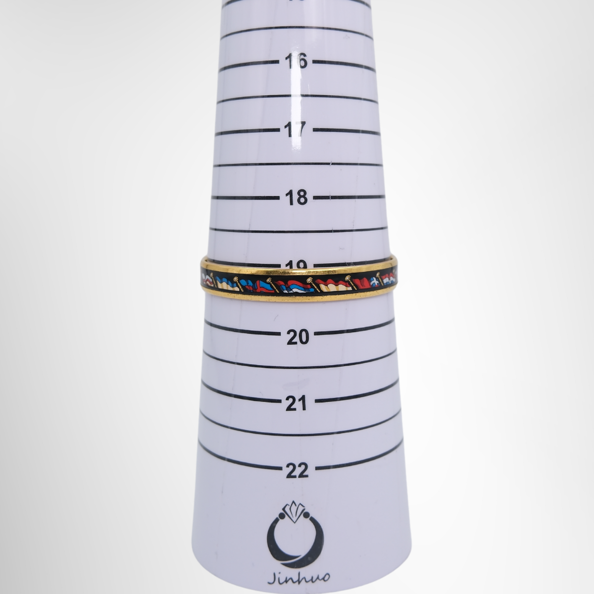 Hermès Émail PM Bangle – Pre-Owned Luxury Jewellery – Antonio & Co – Measurement View