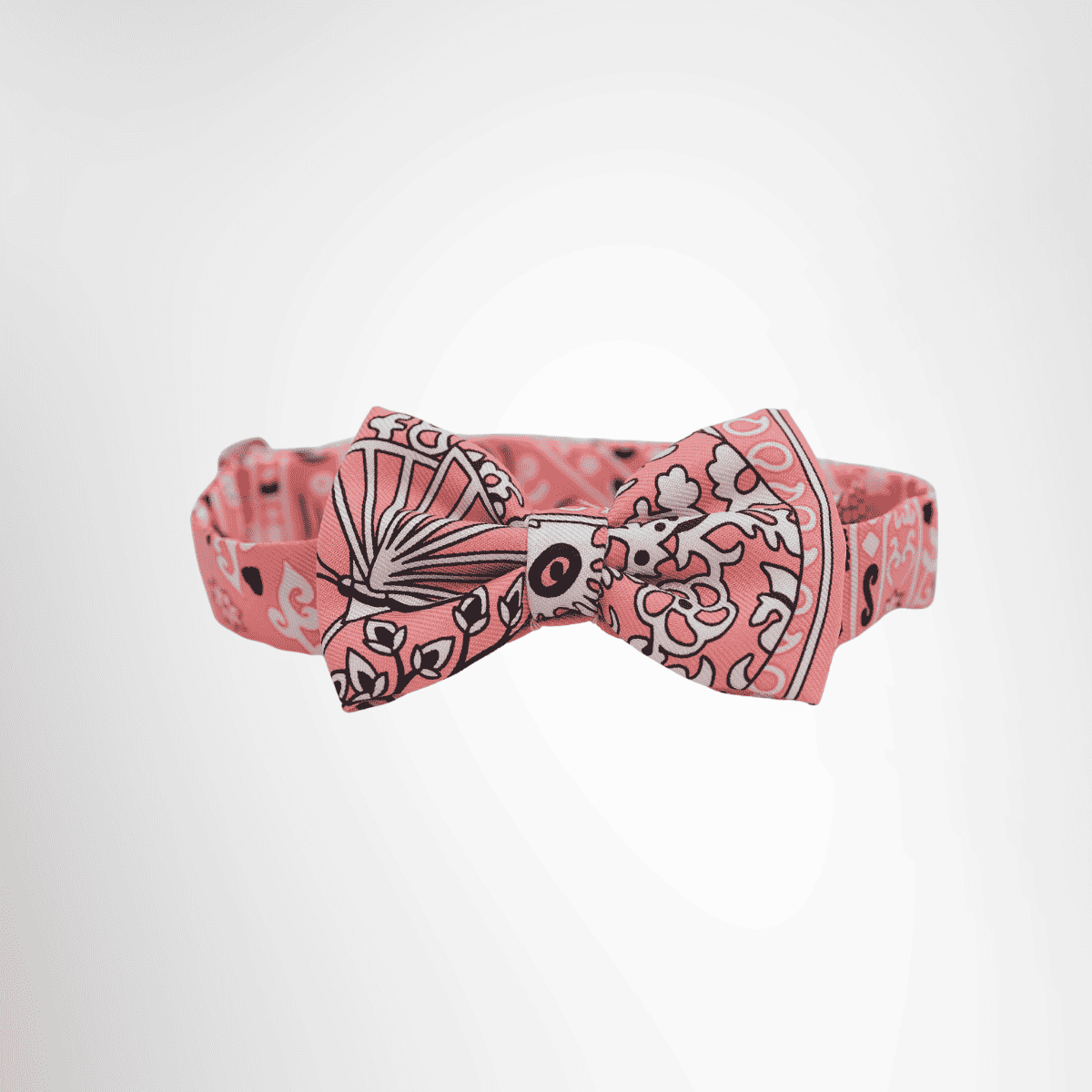Hermes Silk Bow Tie Choker – Pre-Owned Luxury Brand Accessories – Antonio & Co Front View