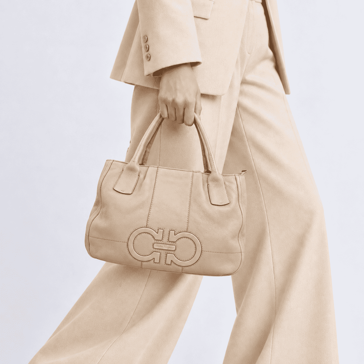 Salvatore Ferragamo Gancini 2-way Tote Bag