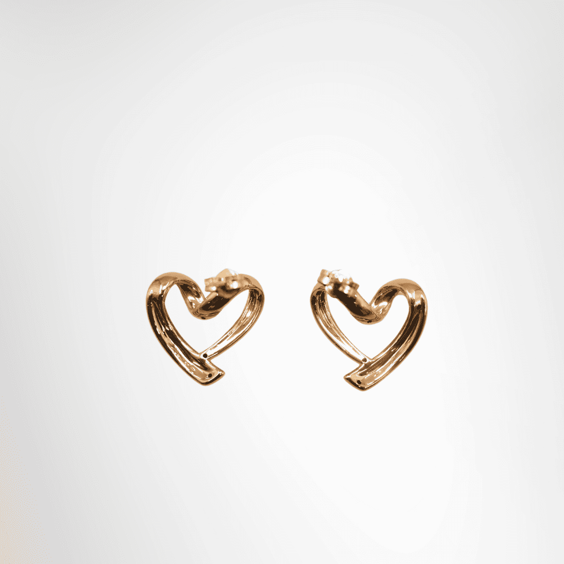 Heart Stud Earrings