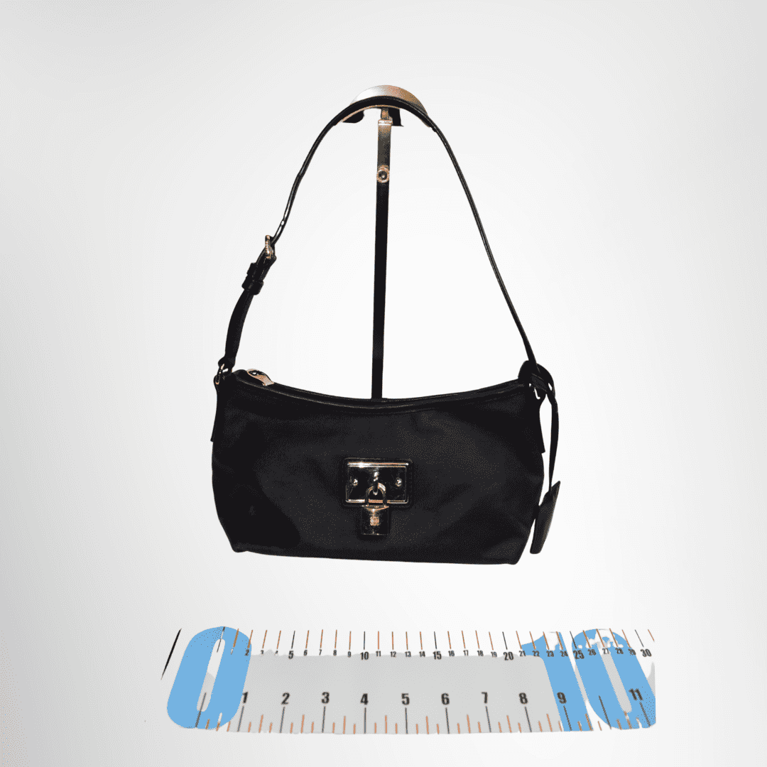 Leowe Preowned Luxury Vintage Padlock Logo Shoulder Bag Front View - Antonio & Co.
