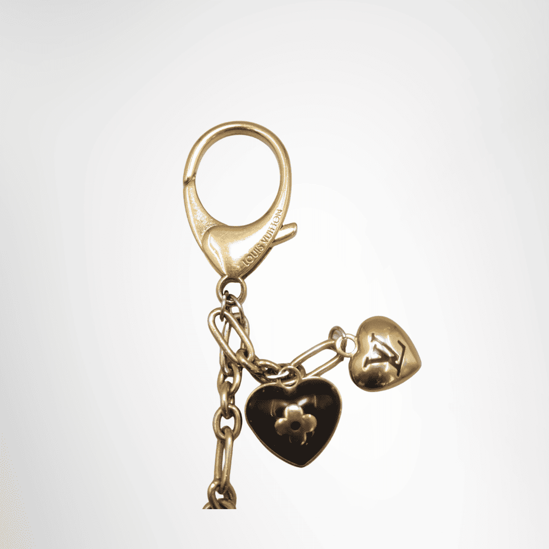 Louis Vuitton Bijoux Sac Cool Heart Charm in Amarante