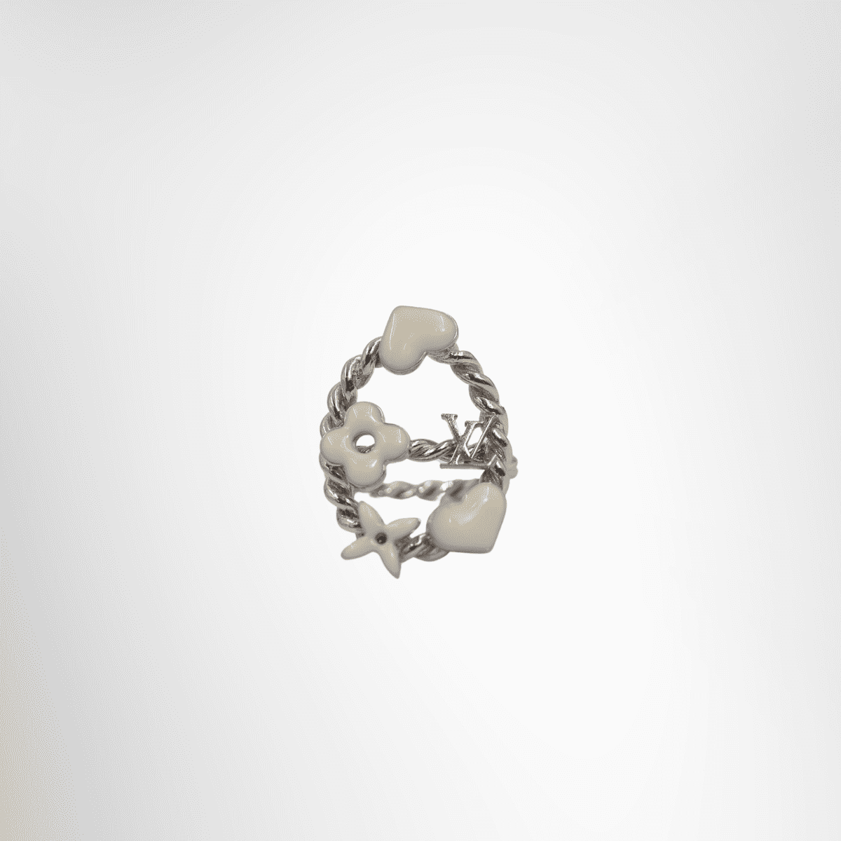 Louis Vuitton Enamel Sweet Monogram Cocktail Ring – Pre-Owned Luxury Brand Jewelry – Antonio & Co Front Page