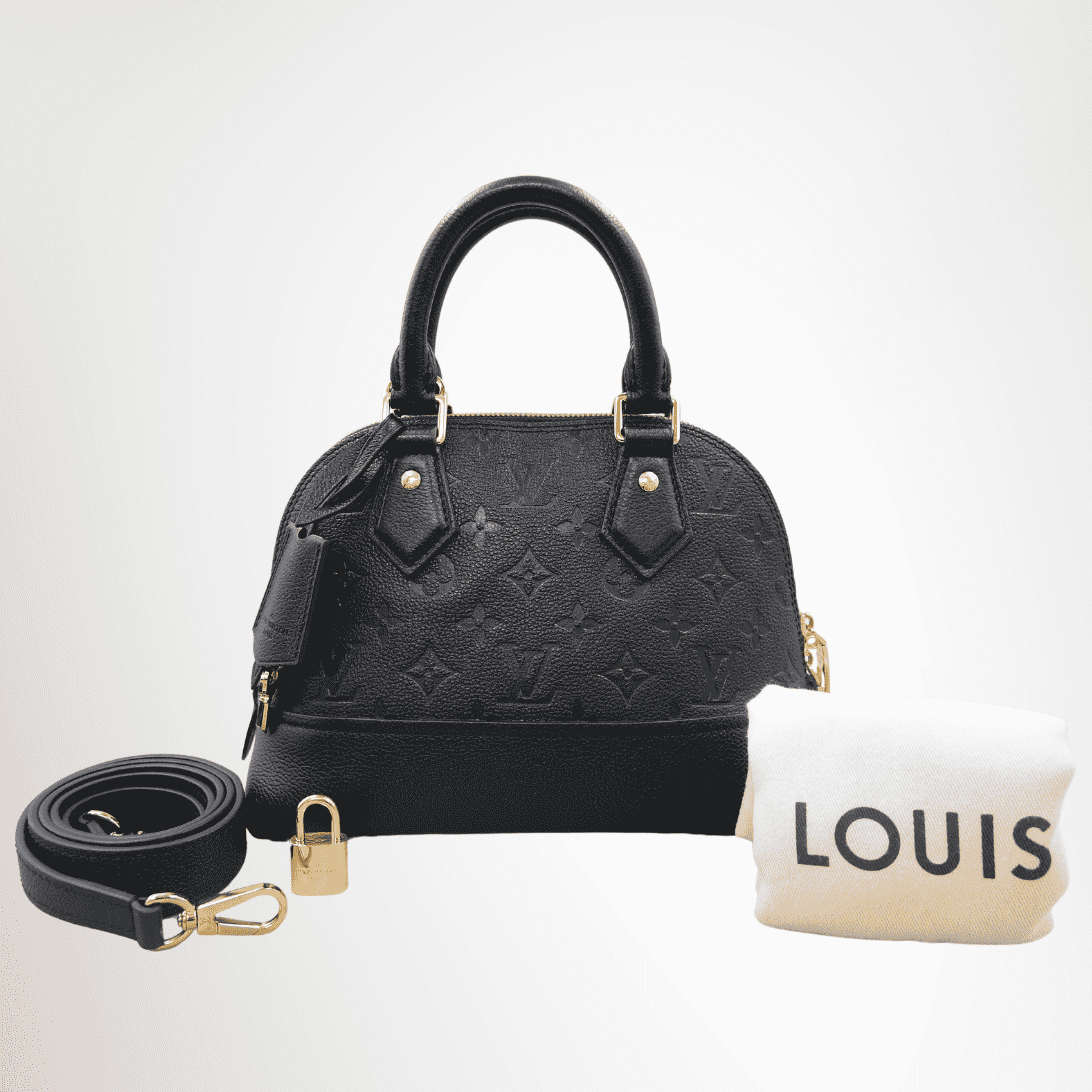 Louis Vuitton Neo Alma BB Monogram Empreinte – Black