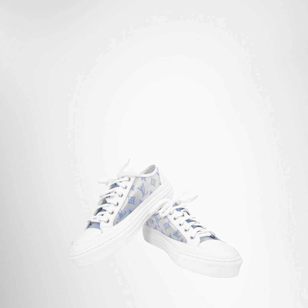 Louis Vuitton Mesh Sneaker Size 40 – Pre-Owned Luxury Shoes – Antonio & Co –Side View