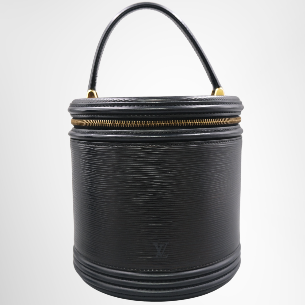 Louis Vuitton Epi Cannes Vanity Bag in Black