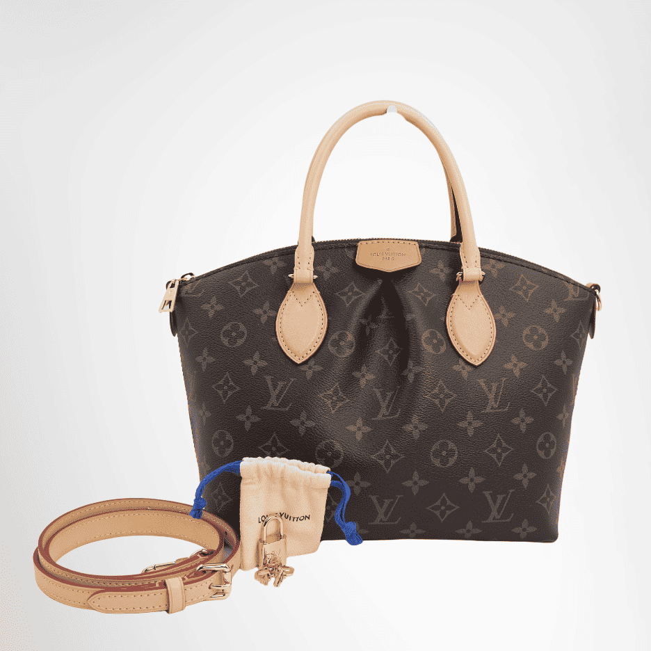 Louis Vuitton Preowned Luxury Bag Boetie PM NM Handbag in Monogram Canvas Front View 2