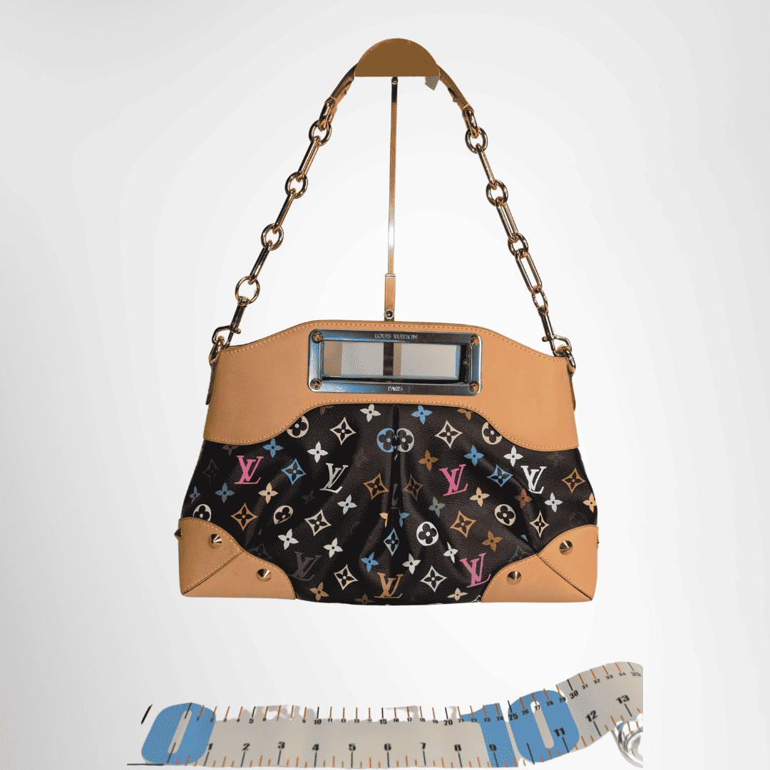 Louis Vuitton Preowned Luxury Bag Monogram Multicolore Judy MM Front View 2