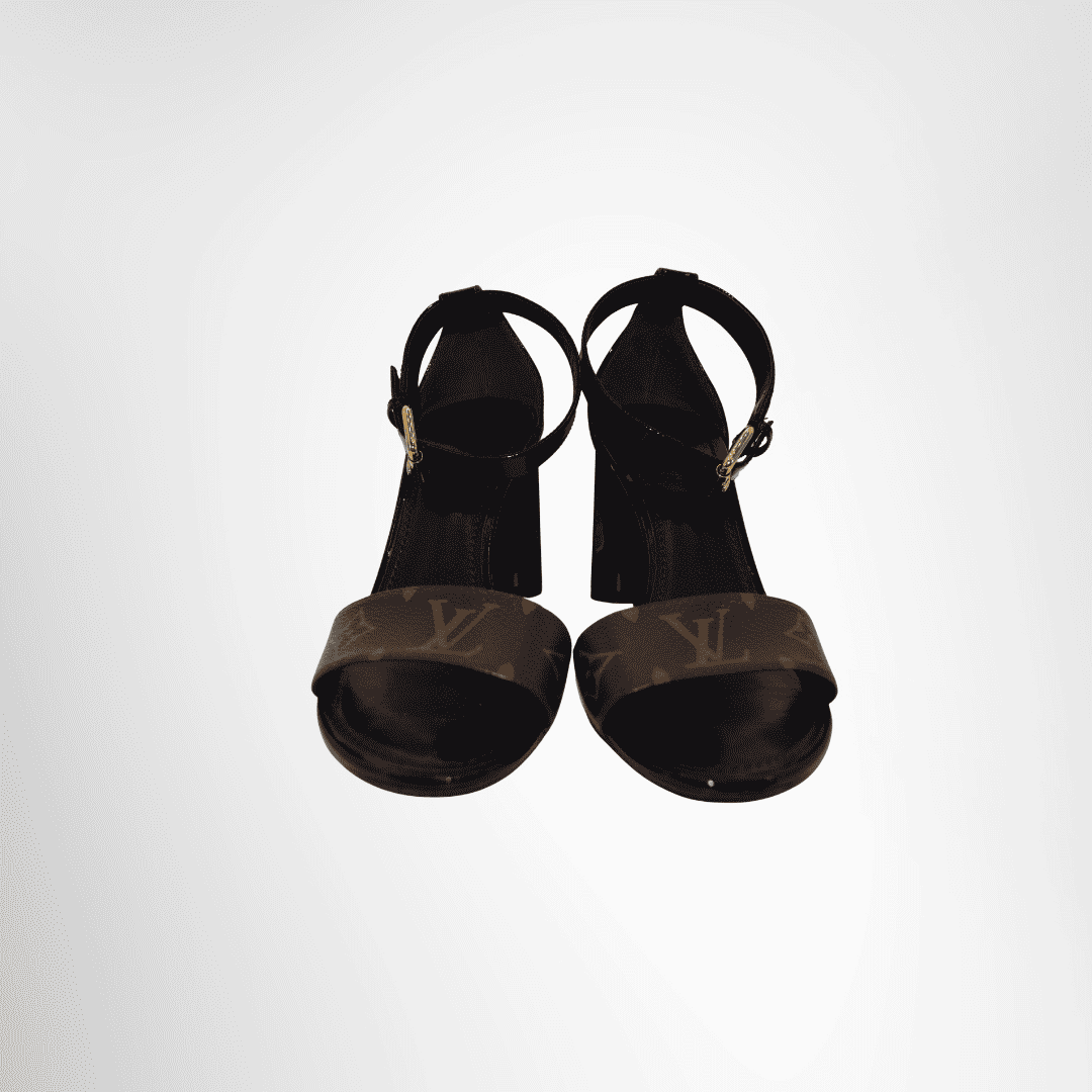 Louis Vuitton Preowned Luxury Sandals Silhouette Sandals Front View 2