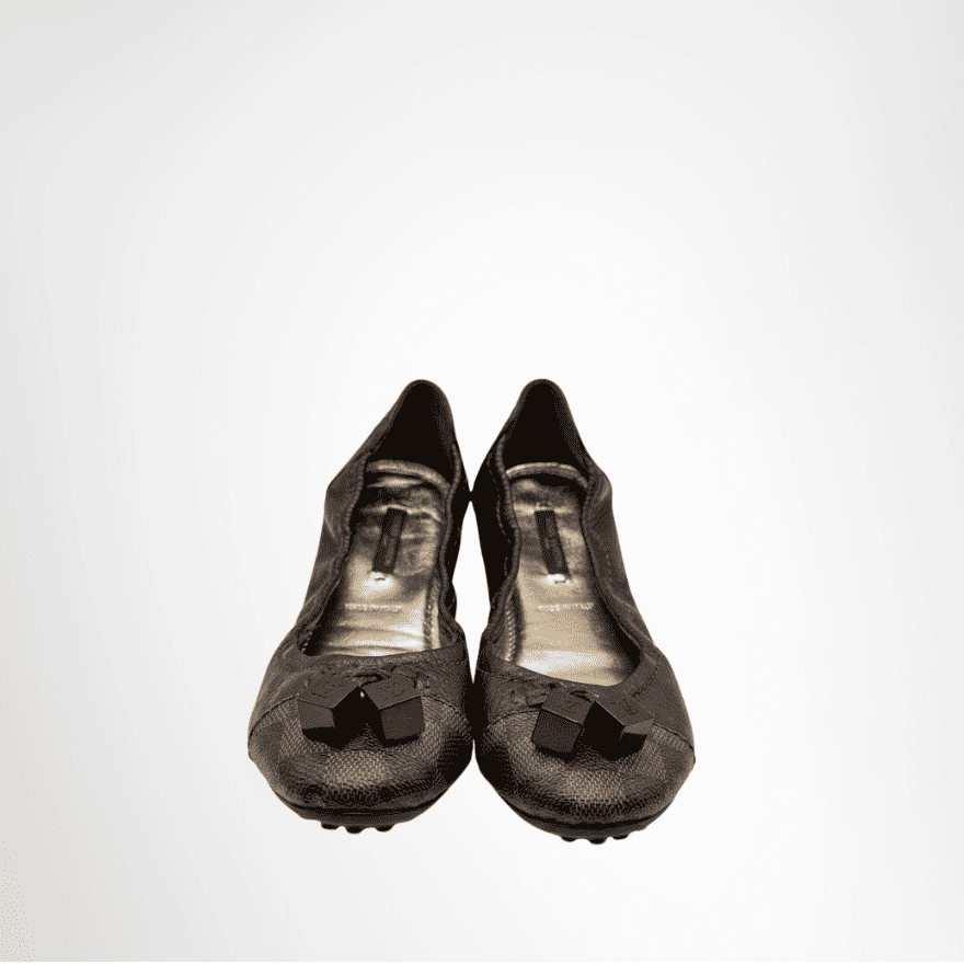 Louis Vuitton Lovely Ballerina Flats – Damier Ebene, Size 37
