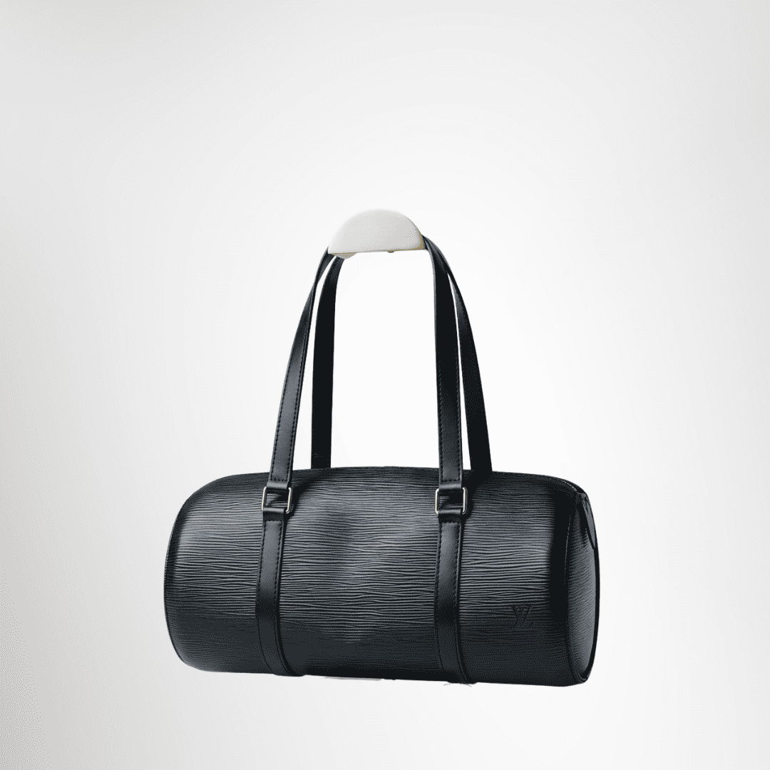 Louis Vuitton Preowned Luxury Soufflot Epi Black Bag Front Page - Antonio & Co.