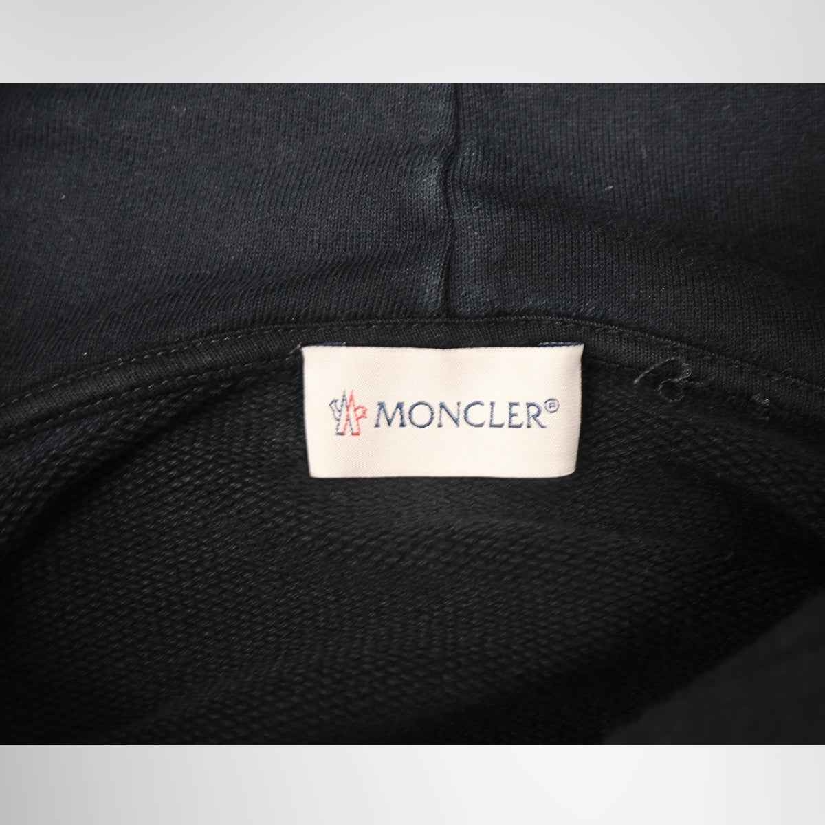 Moncler Genius x FRGMT Hiroshi Fujiwara Logo Tape Hoodie – Black, Size XL
